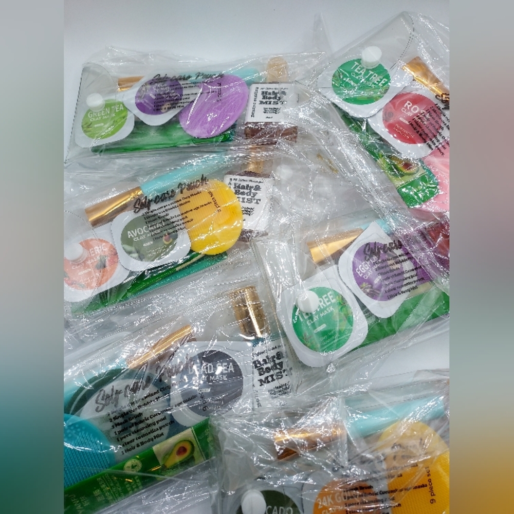 9 piece Self care pouch